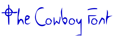 The Cowboy Font font